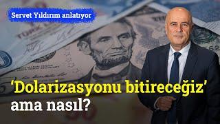 “Dolarizasyonu Bitireceğiz!” Ama Nasıl? | Servet Yıldırım