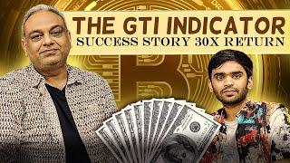 How Delhi trader Made 3000% RETURN with GTI Indicator !! #bootcamp #stockmarket #trading