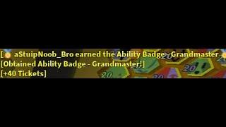 Ability Badge Grandmaster | Bee Swarm Simulator