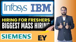 Infosys 2 Jobs For Freshers | IBM Latest Hiring Announced | EY Off Campus Hiring