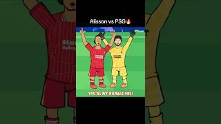 Alisson vs PSG #alisson #football #liverpool