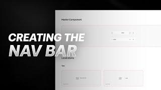 How to Create a Navigation Bar in a Design System - Figma Tutorial