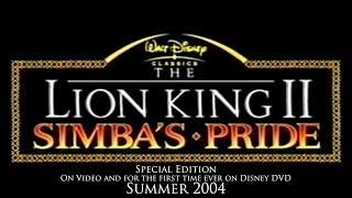The Lion King 2: Simba's Pride: Special Edition (UK DVD & VHS, 2004) trailer