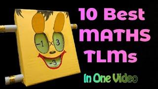 10 BEST MATHS TLMs IN ONE VIDEO || MATHS TLM || TLM for primary school