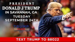 LIVE: President Trump in Savannah, GA