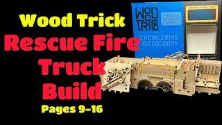 Wood Trick Rescue Fire Truck: Pages 9-16