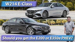 2024 W214 Mercedes-Benz E-Class review in Malaysia - E200 vs E350e PHEV