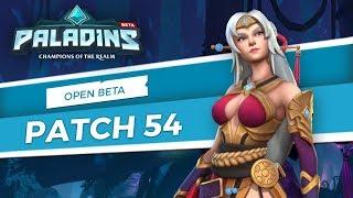 Paladins - Open Beta 54 Patch Overview