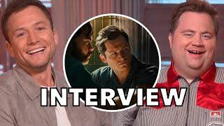 BLACK BIRD Interview | Taron Egerton and Paul Walter Hauser Talk Dark New AppleTV+ Limited Series