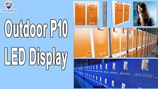 Outdoor P10 LED Display | Customized Screen Billboard for advertising SZLEDWORLD