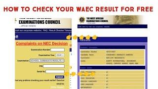 How to Check 2024 WAEC Result for free | Step by step Guide