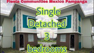 Fiesta Communities Mexico Pampanga SINGLE DETACHED UNIT 3 bedroom 1 bathroom Lot area 70 sqm