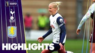 Super Strike from Summanen!  | Tottenham v Aston Villa Highlights | Women's League Cup 2024/25