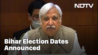 Bihar Election 2020: Election Commission Announces Bihar Poll Dates