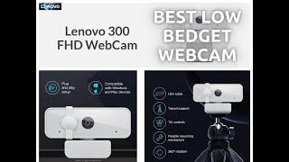 Lenovo 300 FHD WebCam -UNBOXING AND LIVE REVIEWS RESULT ! LOW BUDGET WEB CAMERA OBS STUDIO SUPPORT !