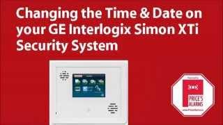 Changing Time and Date on the GE Interlogix Simon XTi Security System