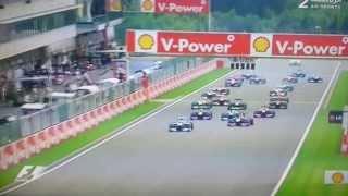 Formula1 Belgian Grandprix Spa start