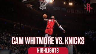 Cam Whitmore (18 points) Highlights vs. New York Knicks l Houston Rockets