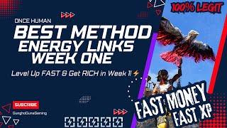 Once Human: The FASTEST Way to Level & Make Energy Links! (Proven Method) ( FIRST WEEK)