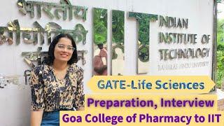 M. Tech. in IIT after B. Pharmacy | GATE Life Sciences Preparation | Counselling and Interview