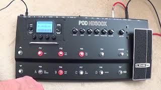 Line 6 Pod Hd500x Quick Start Guide