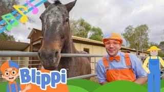 OLD MACDONALD | Blippi - Kids Cartoons & Songs | Healthy Habits for kids ‍