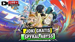  3 HARI LAGI OPEN JOKI SPYRAL GRATIS! LIVE GENSHIN IMPACT