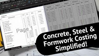 Cost estimation of structure elements in construction projects