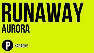 Aurora - Runaway Karaoke Slower Acoustic Piano Cover