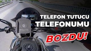 Telefon Tutucu Telefonumu Bozdu! | Motosiklet Telefon Tutucu