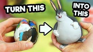 Making BIG CHUNGUS in Polymer Clay!