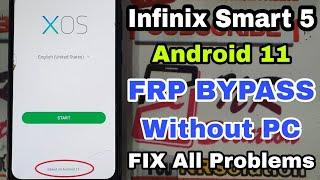 Infinix Smart 5 X657B, X657C Android 11 FRP BYPASS Without PC FIX All Problem 1000% Work 2022 Method