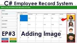 EP3-C# CRUD + MySQL Database | Save Image In Database And Display In PictureBox and Datagridview C#