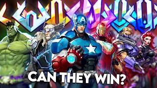 Can the AVENGERS Beat EVERY RANK in Marvel Rivals... (if they LOSE, the video ENDS)