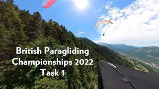 British Paragliding Championships 2022 Task 1