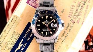 1963 Rolex GMT-Master Ref. 1675 Gilt PCG W/ RSC Papers, Box, & Military Provenance