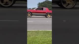 SBC 442 CUTLASS GETTIN OFF ON 24 inch RUCCI  #youtube #442 #cutlass #gbody #rucciforged #fast
