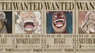 TOP 50 HIGHEST ONE PIECE Bounties / MOST POWERFUL PIRATES IN THE WORLD up to 1058 chapter