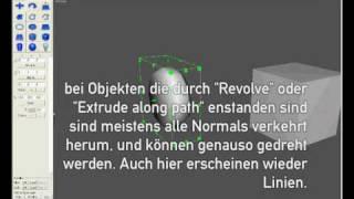 AC3D Videotutorial - Normals kontrollieren