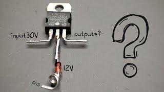 increasing voltage output of 7812 regulator