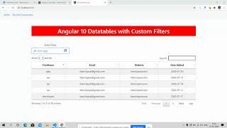 Angular Datatables with Datepicker custom filter