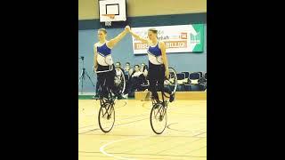 2 ️ cute girls unbelievable performance | #shorts #circus #skills #trending ##