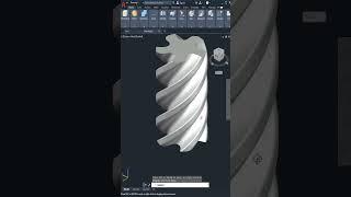 AutoCAD 3D, Command Sweep #shorts