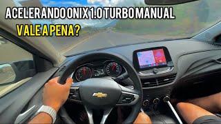 1º VOLTA DE ONIX 1.0 TURBO MANUAL 2021 ! ANDA BEM MESMO!?