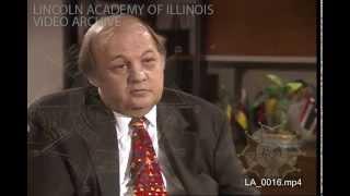 Lincoln Academy 1995 Interview James S. Brady