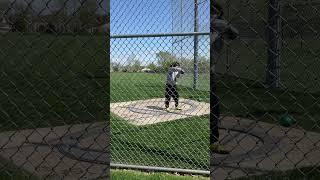 JG likes his new hammer. #hammerthrow #strength #juniorolympics