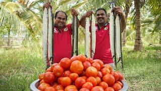 Palm Leaf Fish And Tomato Recipe | Fish Recipe | WORLD FOOD TUBE