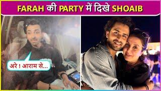 Shoaib Ibrahim Attends Farah Khan Late Night B'day Party, Request Paps To Take Care