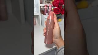 How i use my cheap vs expensive perfume  #cheapvsexpensiveperfume #makeup fragnance  #missdior