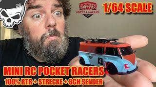 Ich teste den Neuen RC Pocket Racer Bus und die Passende RC Strecke 1zu 64 8CH RTR  ein Hammer Teil